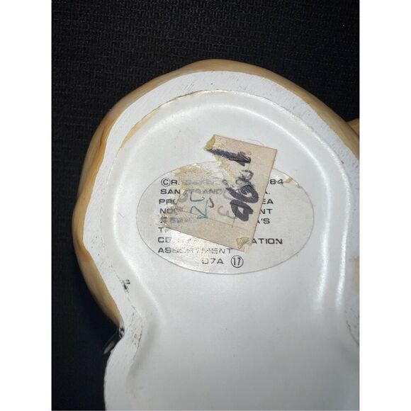 Ceramic Christmas Trinket Box R. Dakin Santa Claus. Santa with Sack of Toys w/Li - Picture 5 of 6